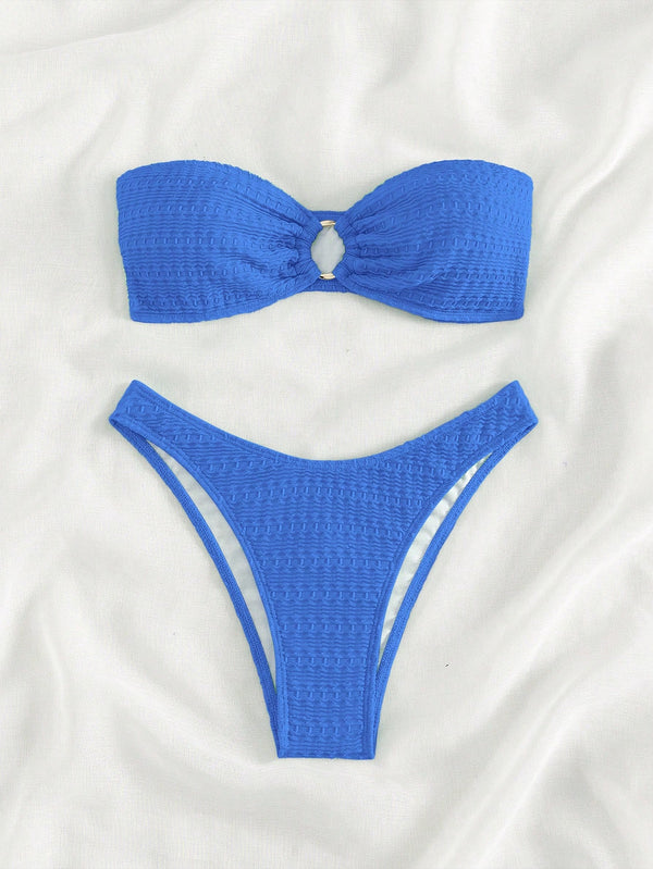 Ropa de Mujer, Ropa de Playa para Mujer, Sets de Bikini para Mujer, 18187598, Azul