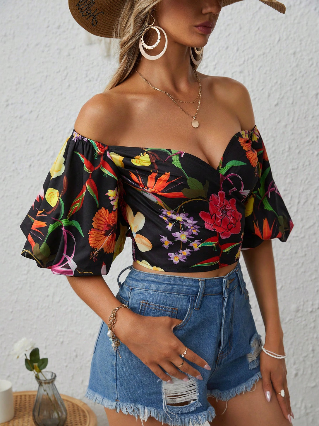 Ropa de Mujer, Ropa de Mujer, Tops & Blusas & Camisetas de Mujer, Blusas de Mujer, Colección de trajes de mujer, Negro