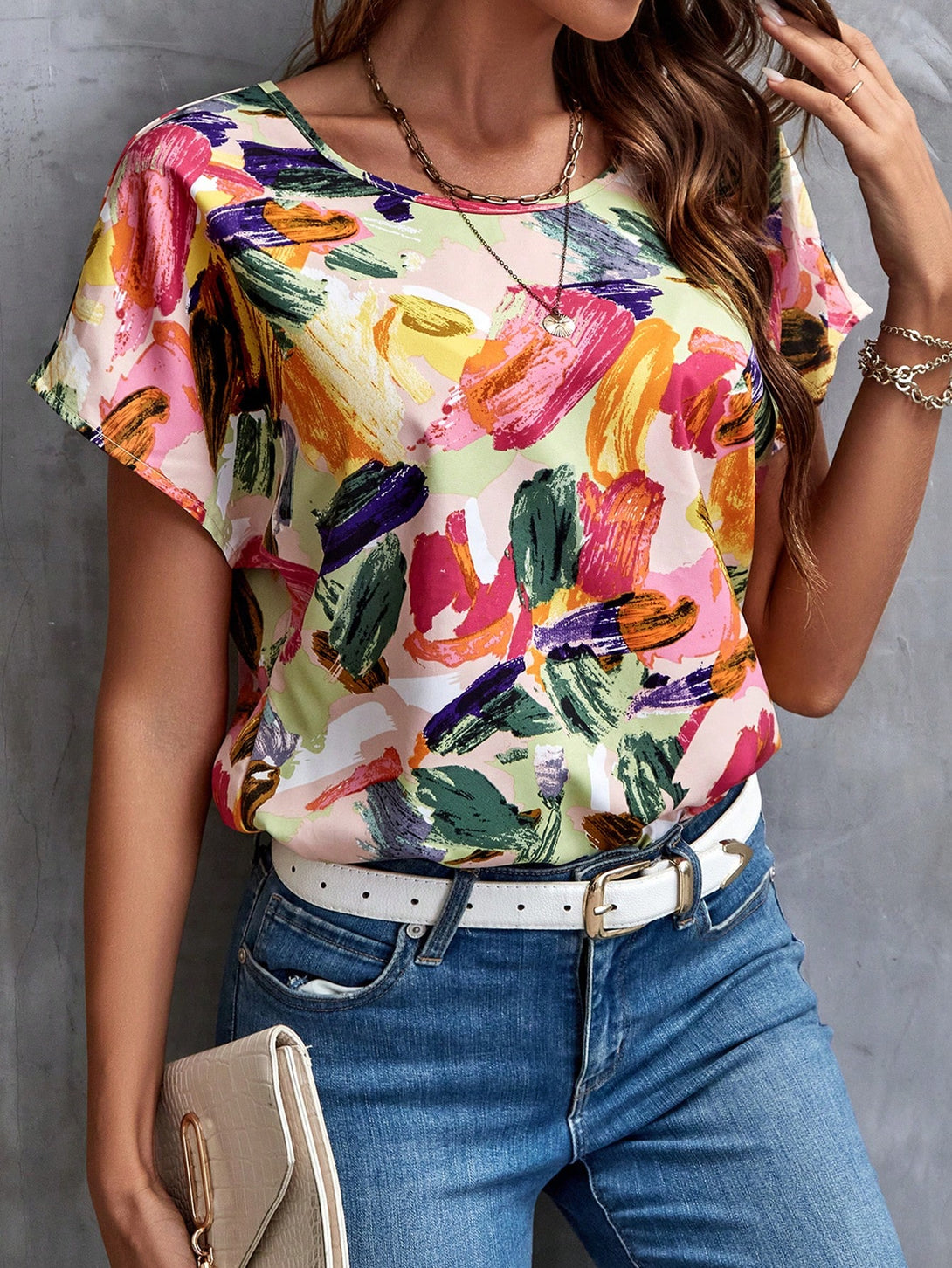 Ropa de Mujer, Tops & Blusas & Camisetas de Mujer, Blusas de Mujer, Colección de trajes de mujer, 18430395, Multicolor