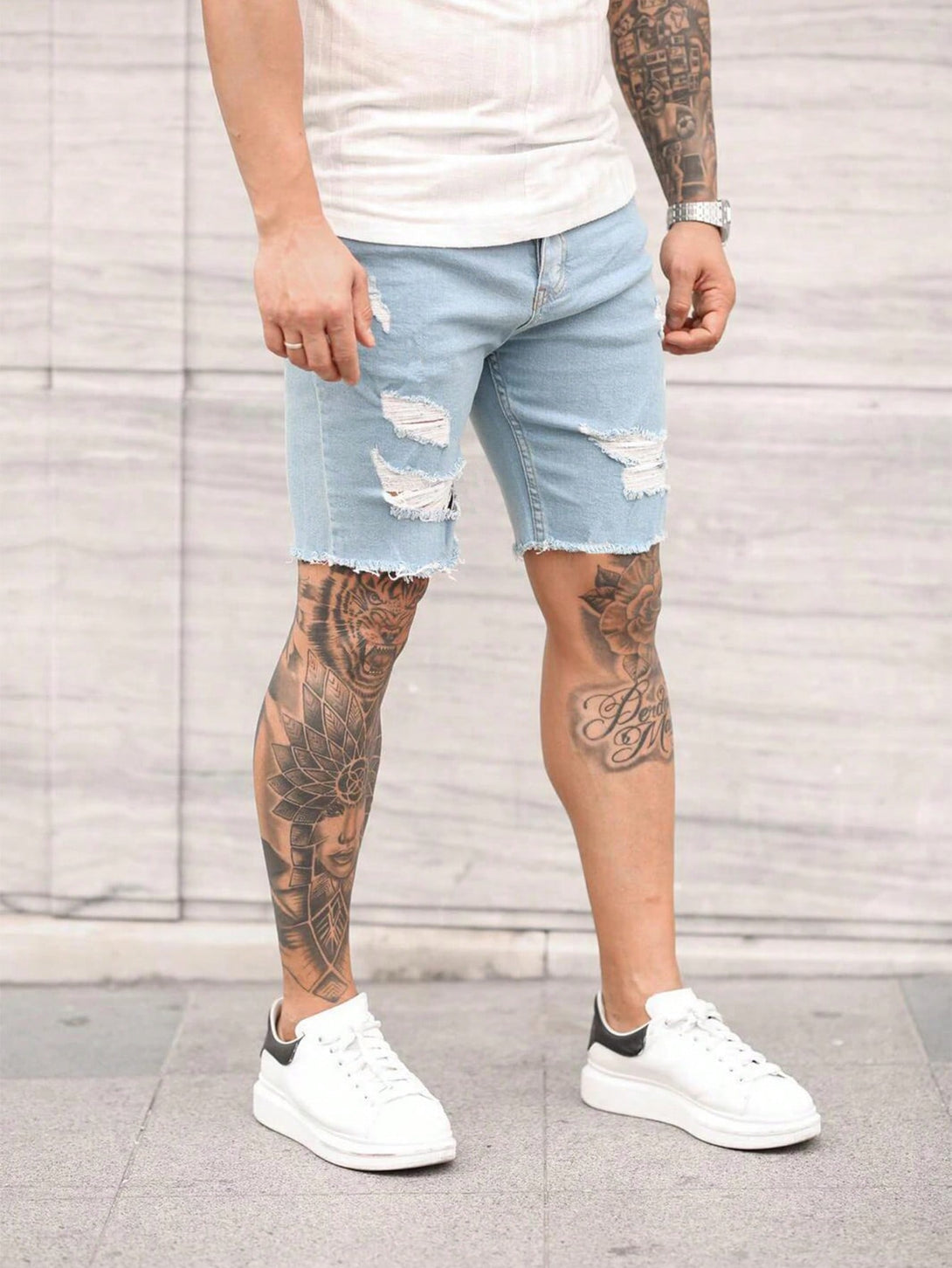 Hombres, Ropa de hombre, Mezclilla para hombre, Shorts mezclilla hombre, OUTFITS LOOKBOOK, 2290495, Lavado ligero