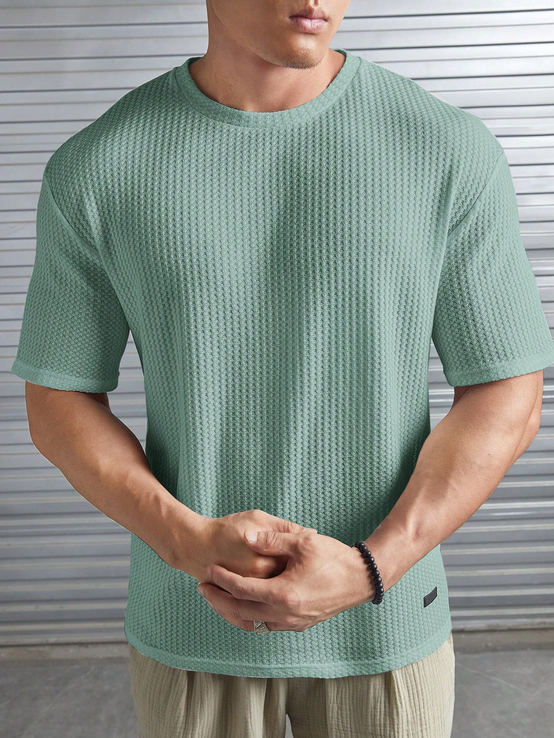 Hombres, Ropa de hombre, Tops para Hombre, Camisetas de hombre, 18753283, verde menta