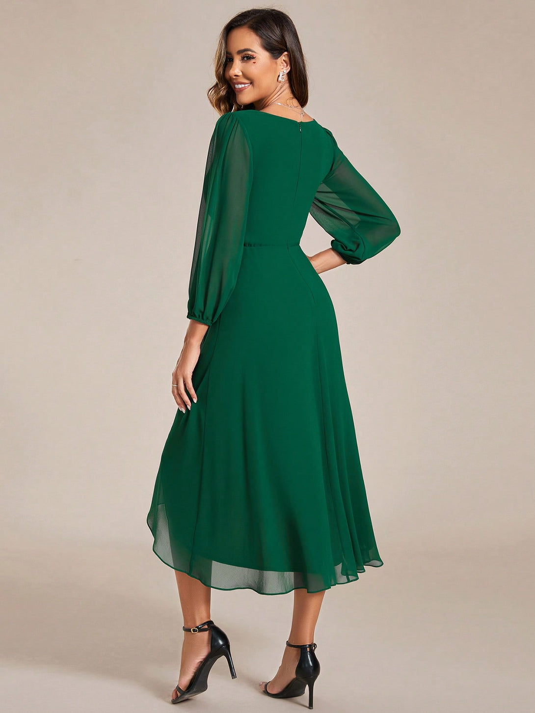 Ropa de Mujer, Bodas & Eventos, Boda Mujer, Vestidos de Dama de Honor, , Verde Oscuro