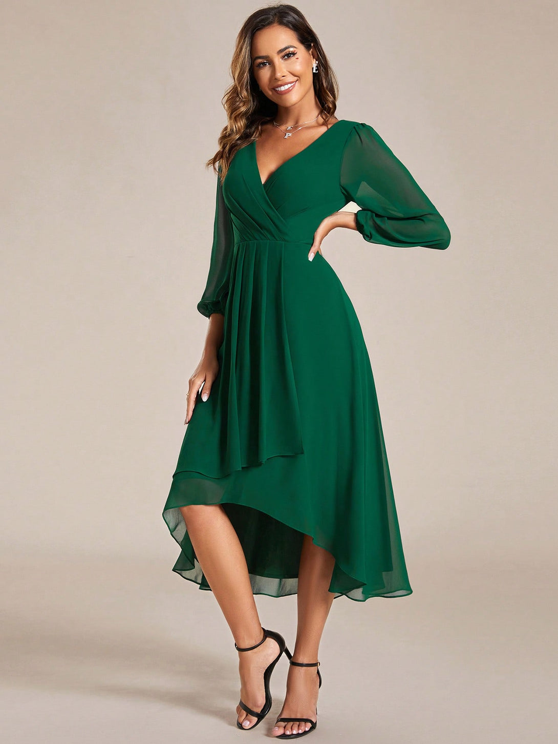 Ropa de Mujer, Bodas & Eventos, Boda Mujer, Vestidos de Dama de Honor, , Verde Oscuro