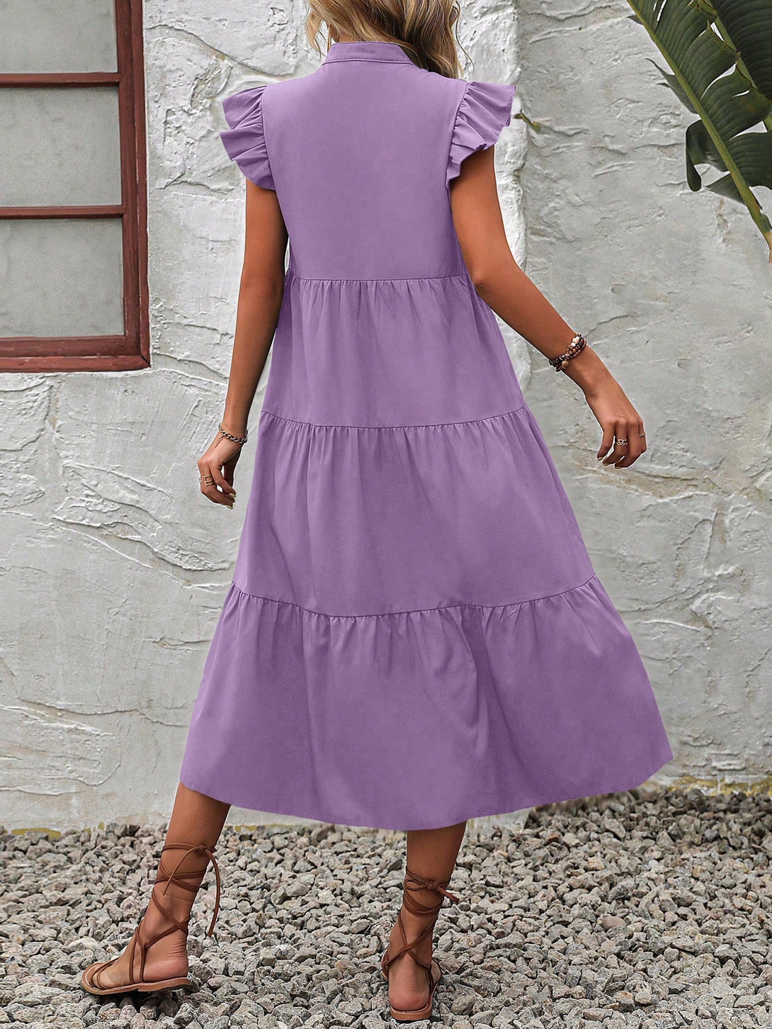 Ropa de Mujer, Ropa de Mujer, Vestidos de mujer, Vestidos midi para mujer, Morado