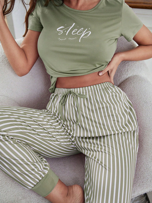 Ropa Interior y Ropa de Dormir, Pijama & Ropa de Descanso de Mujer, Ropa de Dormir para Mujeres, Sets de Pijamas de Mujer, Verde