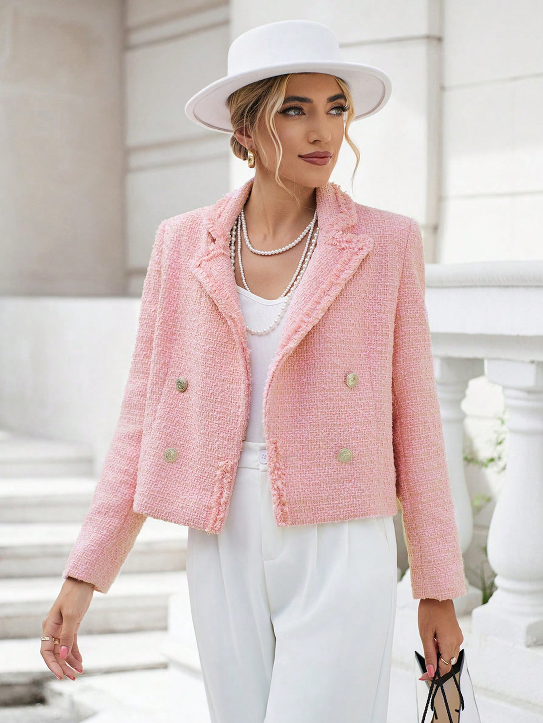 Ropa de Mujer, Trajes de Mujer, Blazers de Mujer, Colección de trajes de mujer, 20487301, Rosa