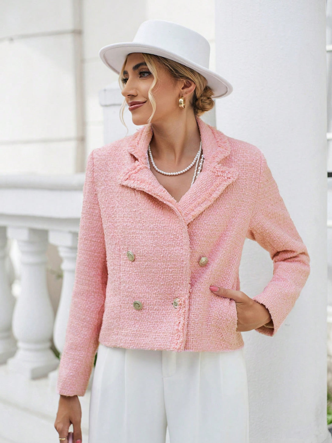 Ropa de Mujer, Trajes de Mujer, Blazers de Mujer, Colección de trajes de mujer, 20487301, Rosa