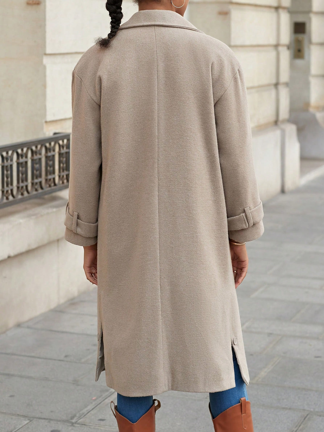 Ropa de Mujer, Ropa de Exterior para Mujer, Abrigos de Mujer, 20609670, Albaricoque