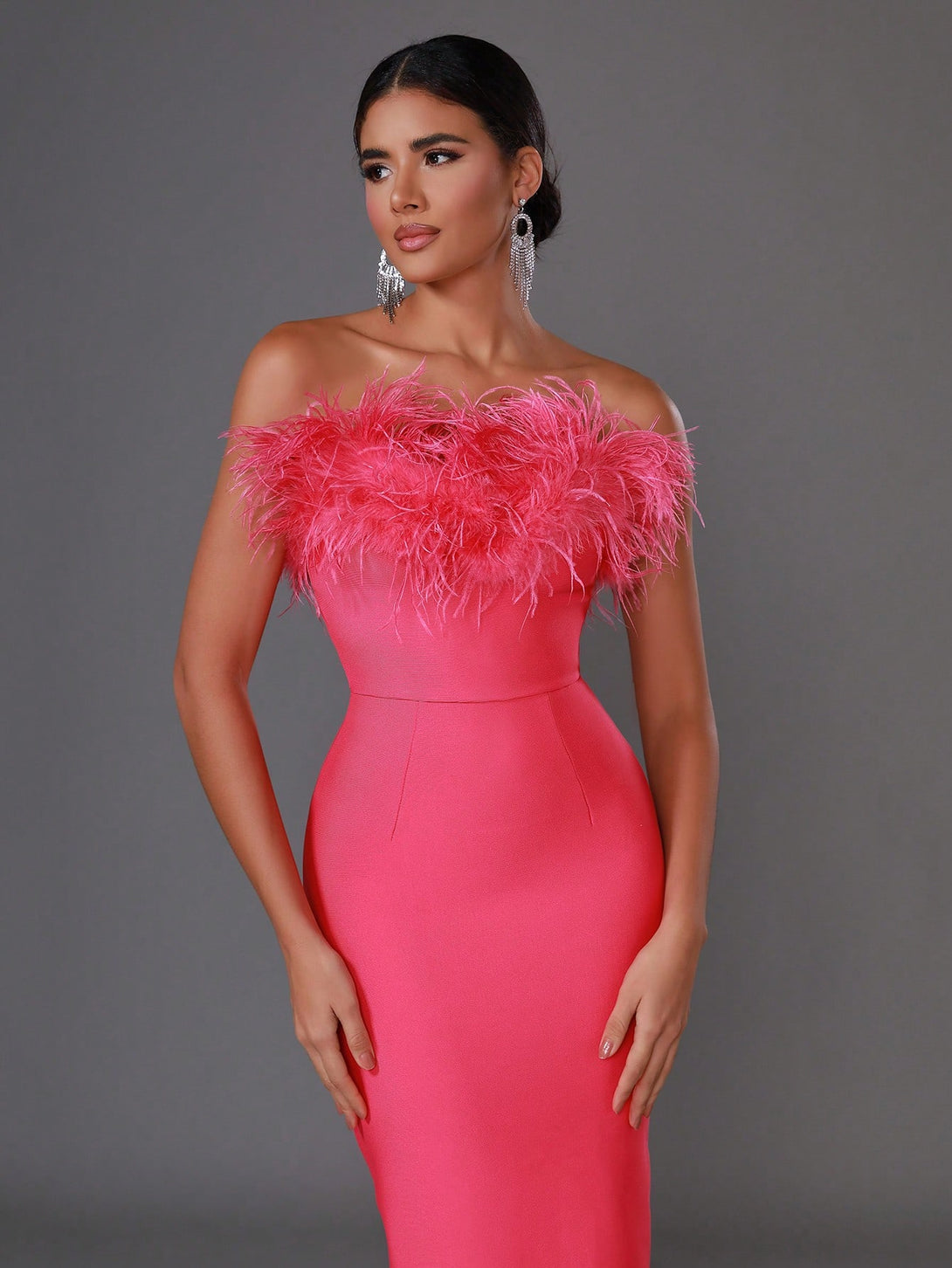 Ropa de Mujer, Bodas & Eventos, Ropa de Fiesta de Mujer, Vestidos formales y de noche para mujer, Colección de trajes de mujer, Rosa Fucsia