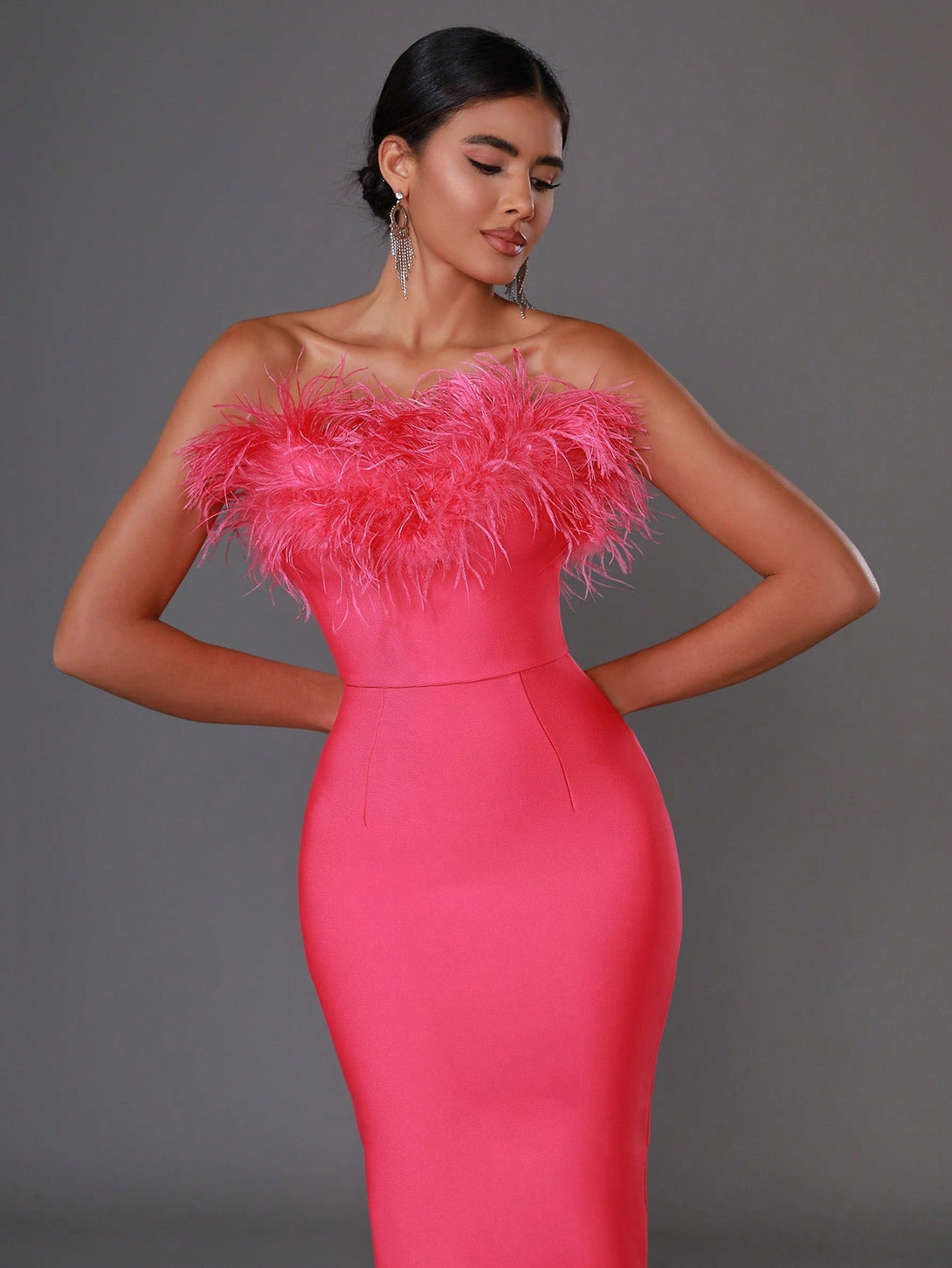 Ropa de Mujer, Bodas & Eventos, Ropa de Fiesta de Mujer, Vestidos formales y de noche para mujer, Colección de trajes de mujer, Rosa Fucsia