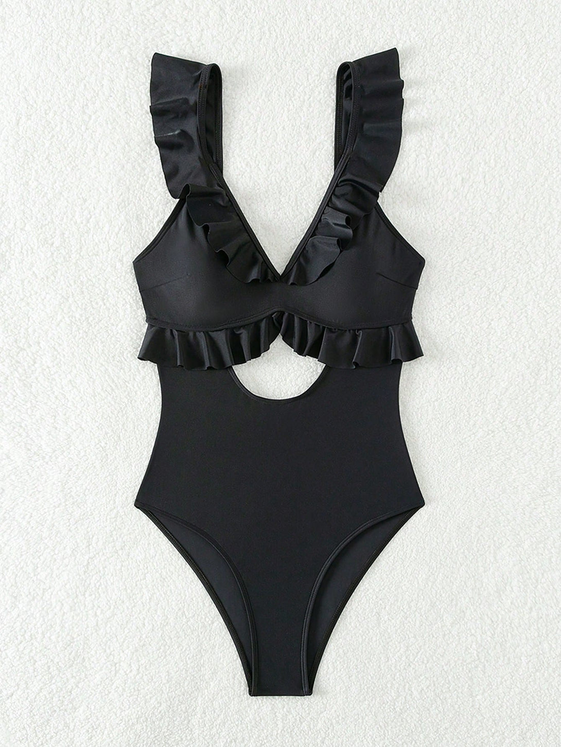 Ropa de Mujer, Ropa de Playa para Mujer, Bañadores de una pieza para Mujer, Colección de trajes de mujer, 21356923, Negro