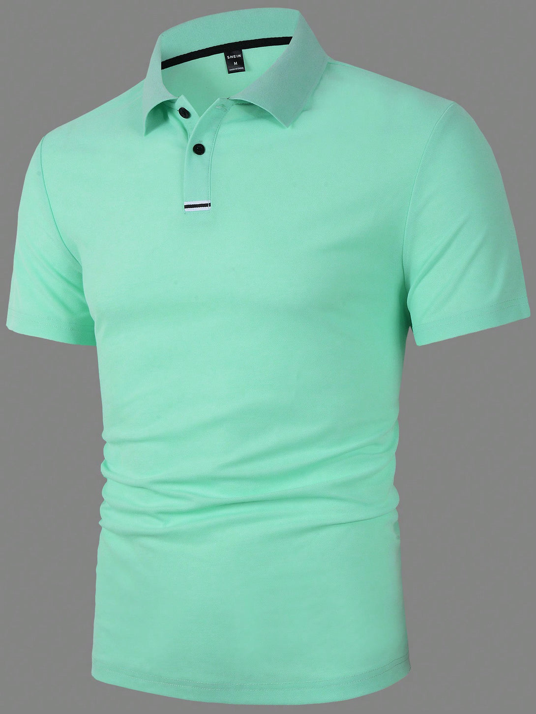 Hombres, Ropa de hombre, Tops para Hombre, Polos para Hombre, 20995261, verde menta