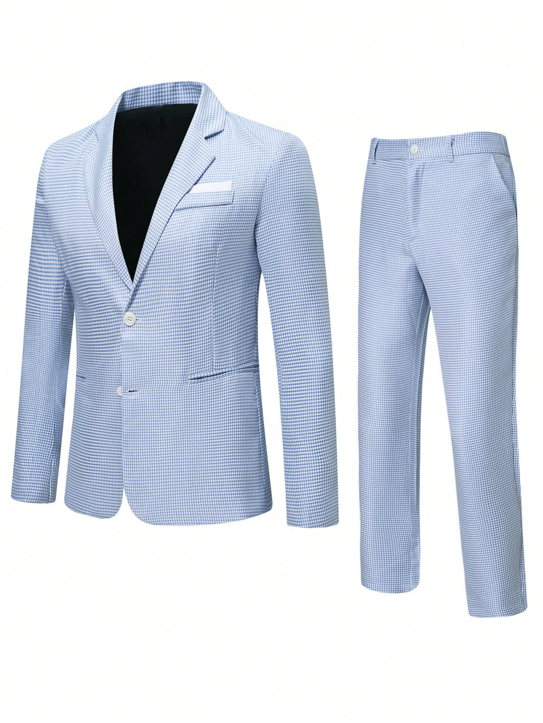 Hombres, Ropa de hombre, Trajes & Piezas separadas para Hombres, Traje de hombre, 22143482, Azul y blanco