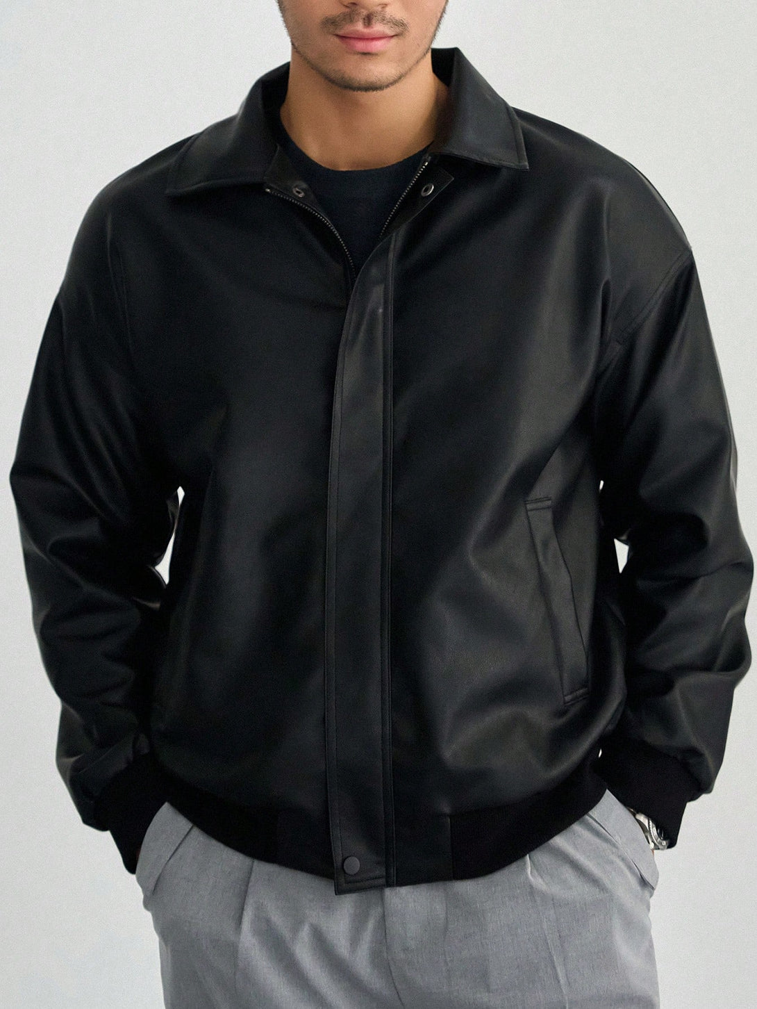 Hombres, Ropa de hombre, Chaquetas & Abrigos para Hombre, 22384893, Negro