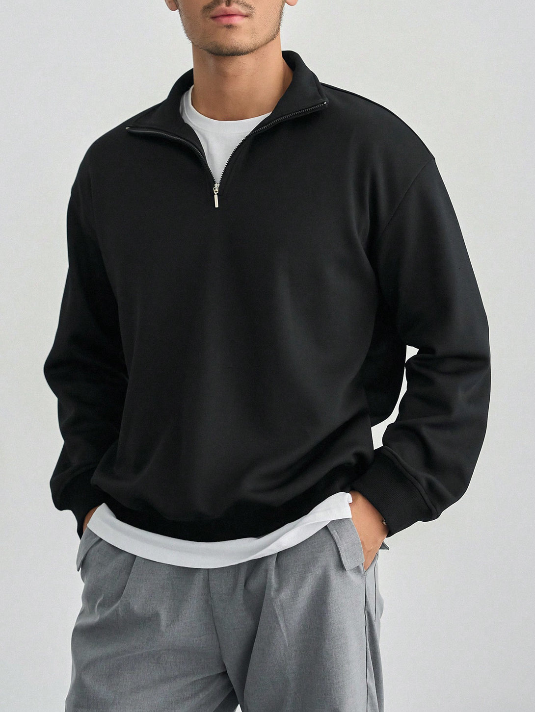 Hombres, Ropa de hombre, Capuchas & Sudaderas para hombres, Sudaderas para hombre, 22519297, Negro