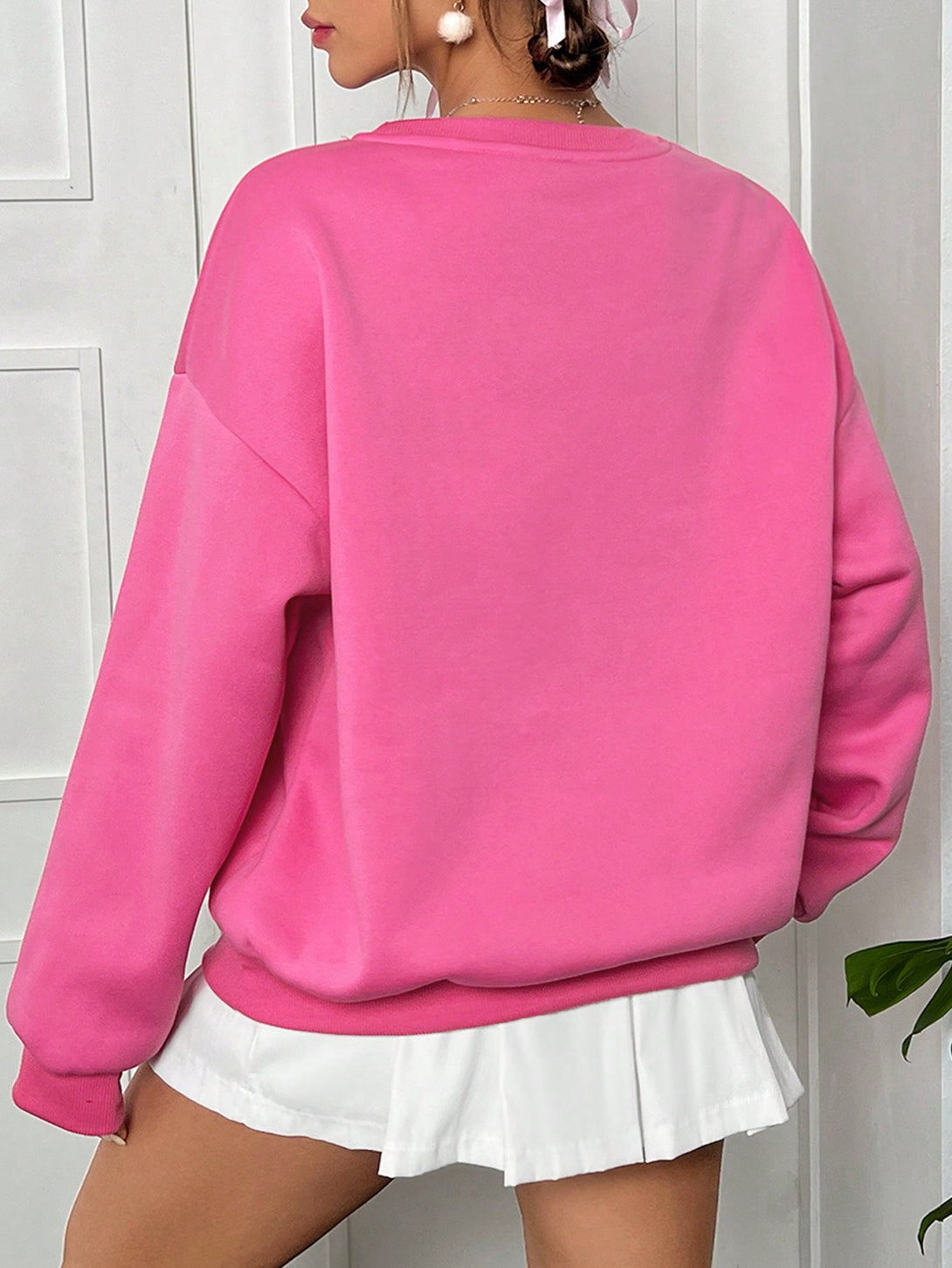 Ropa de Mujer, Ropa de Mujer, Sudaderas de Mujer, Colección de trajes de mujer, Rosa Fucsia