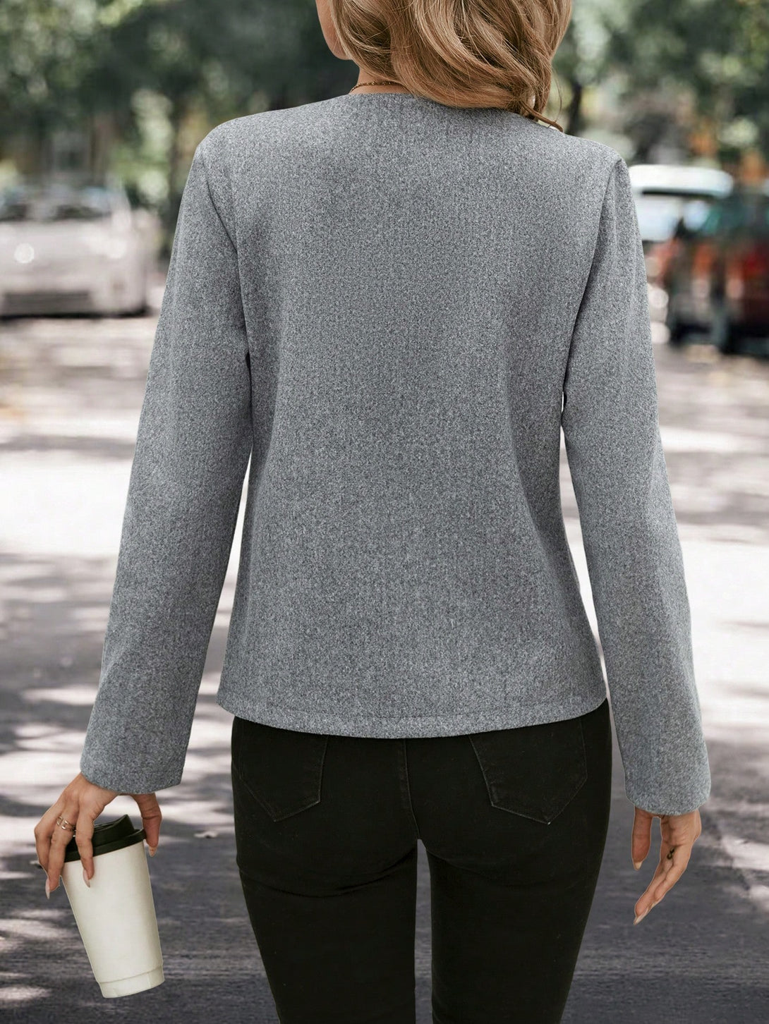 Ropa de Mujer, Ropa de Exterior para Mujer, Abrigos de Mujer, 22653844, Gris