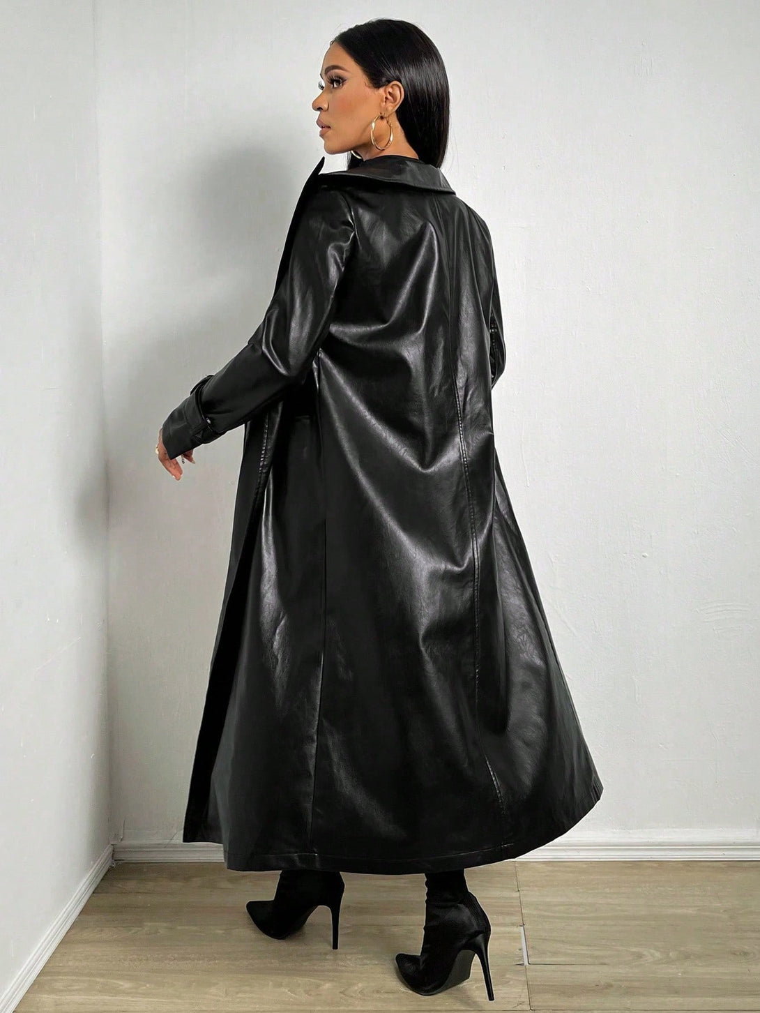 Ropa de Mujer, Ropa de Exterior para Mujer, Gabardinas para Mujer, Colección de trajes de mujer, 22163390, Negro