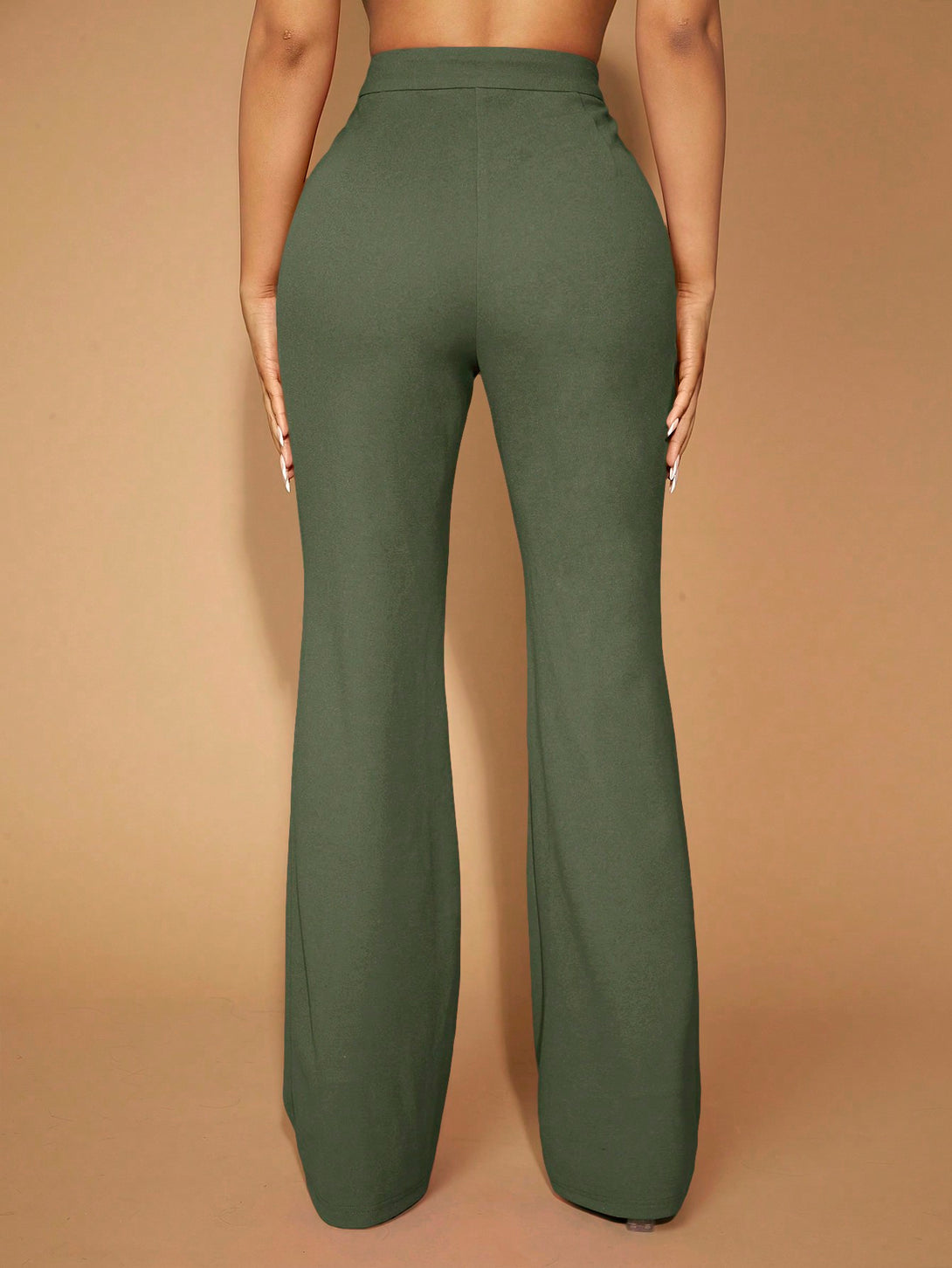 Ropa de Mujer, Ropa de Mujer, Bottoms de Mujer, Pantalones de Mujer, Colección de trajes de mujer, Verde militar