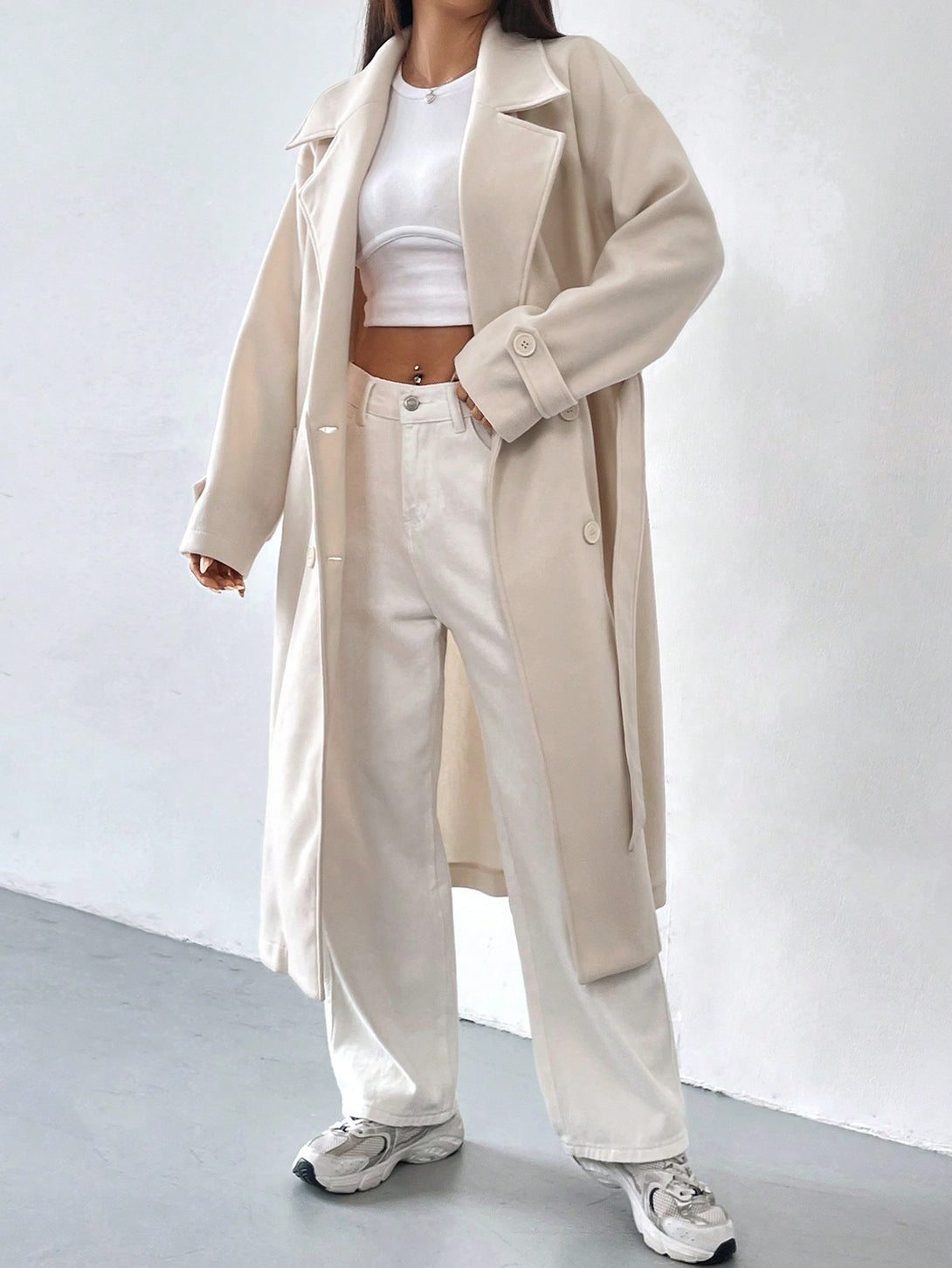 Ropa de Mujer, Ropa de Exterior para Mujer, Abrigos de Mujer, 22691534, Beis