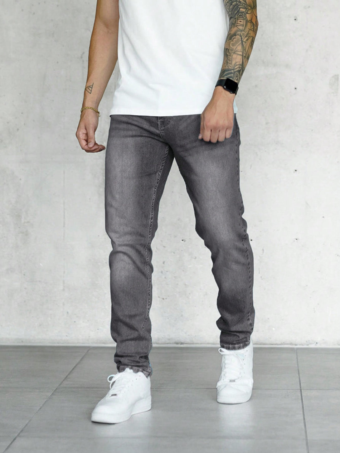 Hombres, Ropa de hombre, Mezclilla para hombre, Jeans para hombre, OUTFITS LOOKBOOK, 15072848, Gris