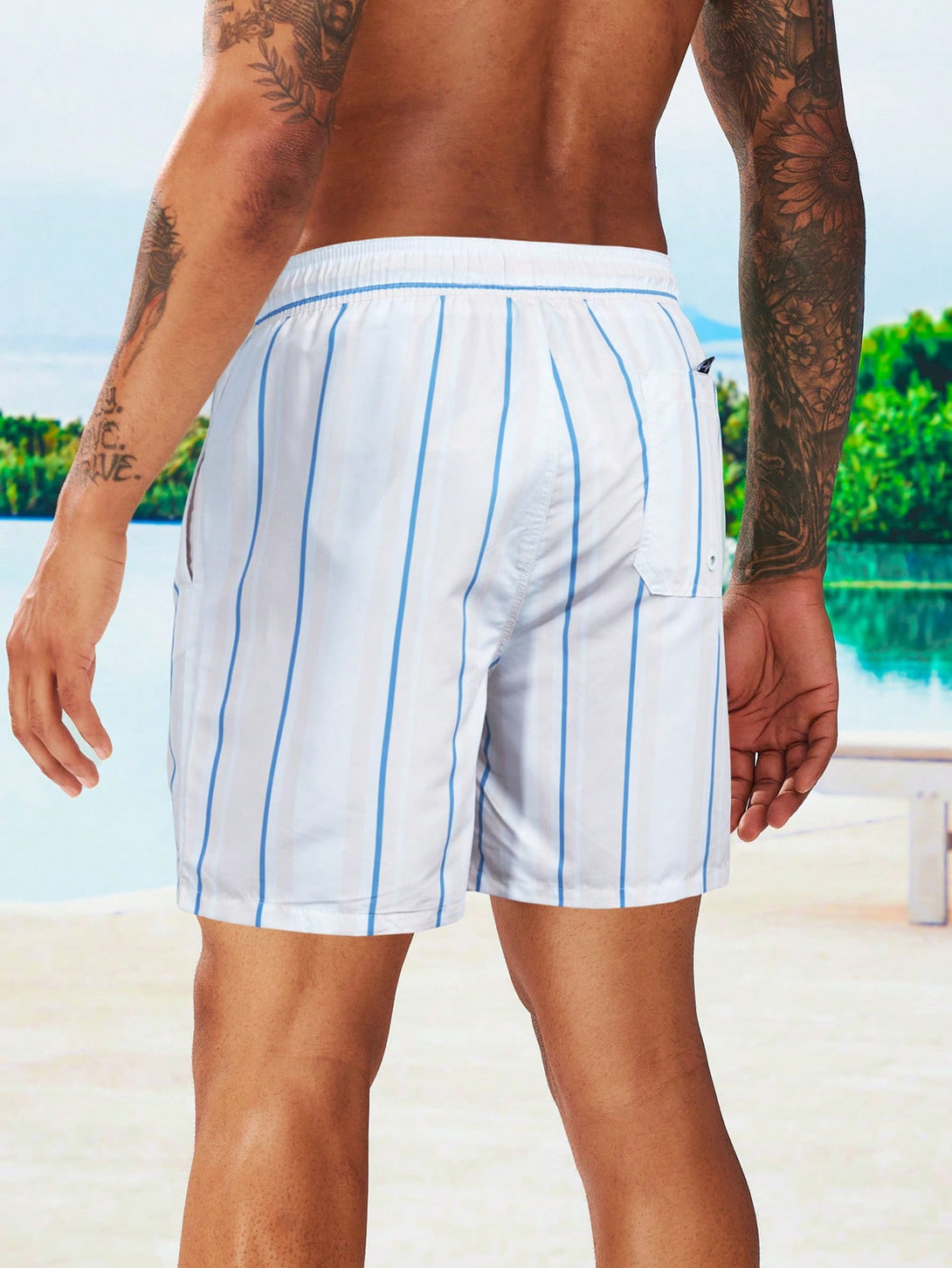 Hombres, Ropa de hombre, Bañador de hombres, Shorts de Playa para Hombre, 21484597, Multicolor