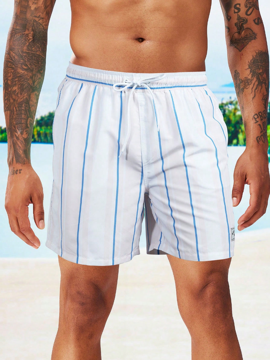 Hombres, Ropa de hombre, Bañador de hombres, Shorts de Playa para Hombre, 21484597, Multicolor