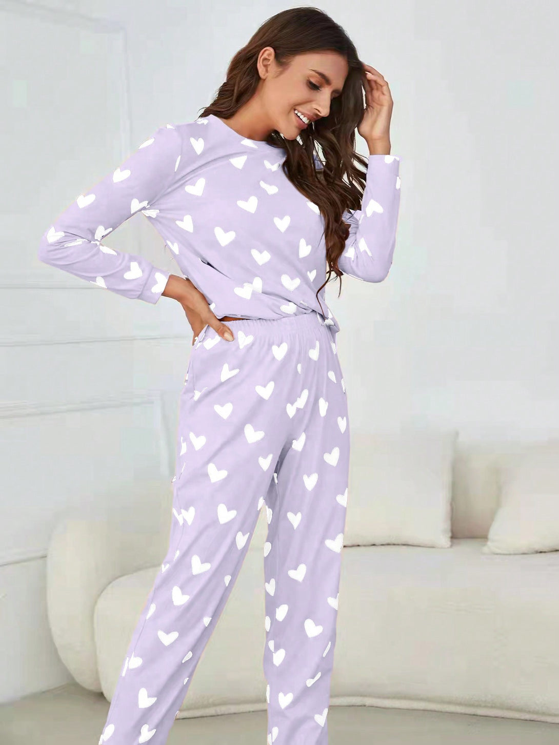 Ropa Interior y Ropa de Dormir, Pijama & Ropa de Descanso de Mujer, Ropa de Dormir para Mujeres, Sets de Pijamas de Mujer, Púrpura malva