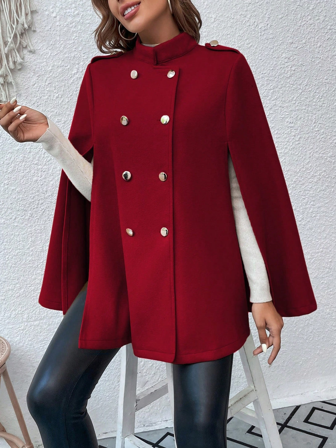 Ropa de Mujer, Ropa de Exterior para Mujer, Abrigos de Mujer, 23255191, Rojo