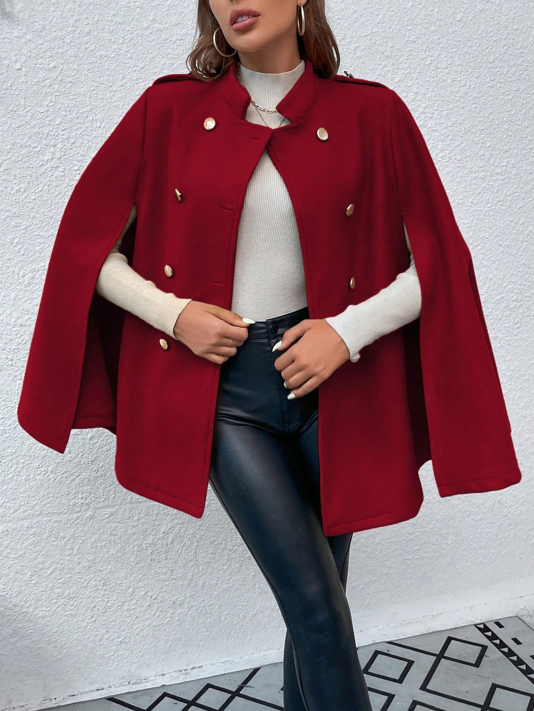 Ropa de Mujer, Ropa de Exterior para Mujer, Abrigos de Mujer, 23255191, Rojo