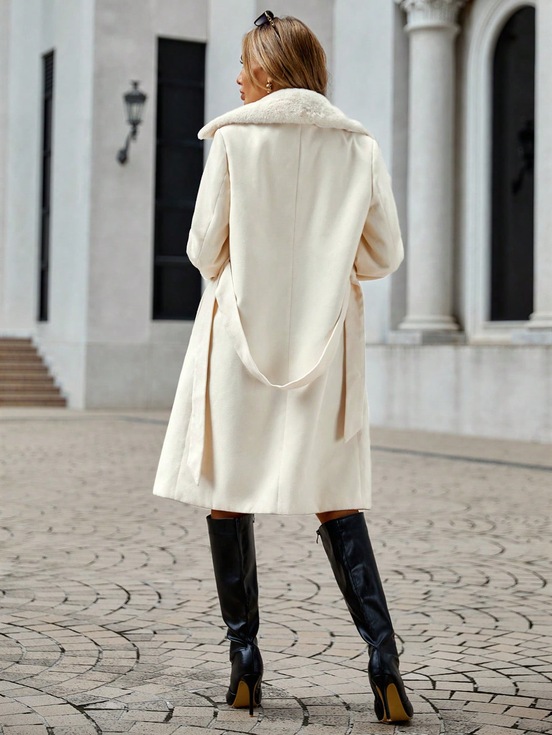 Ropa de Mujer, Ropa de Exterior para Mujer, Abrigos de Mujer, 23274027, Albaricoque