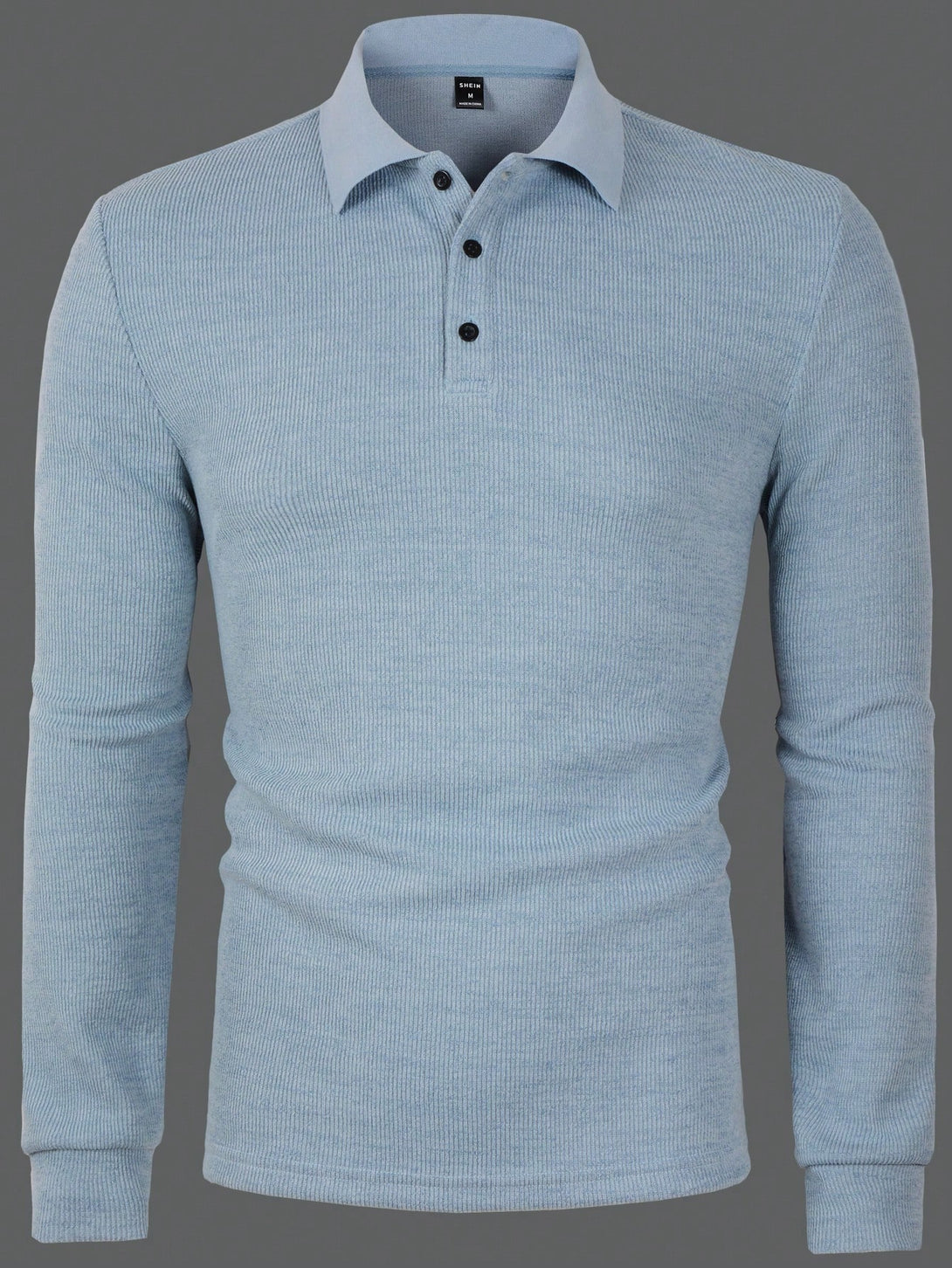 Hombres, Ropa de hombre, Tops para Hombre, Polos para Hombre, 21987996, Neblina azul