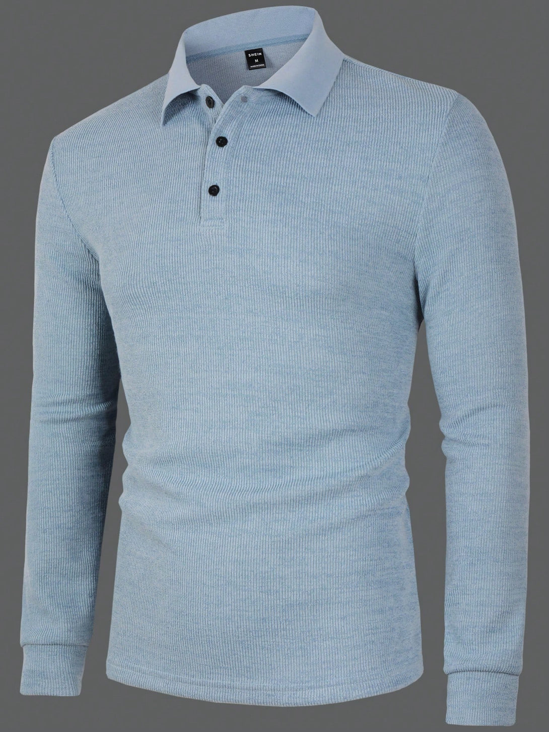 Hombres, Ropa de hombre, Tops para Hombre, Polos para Hombre, 21987996, Neblina azul