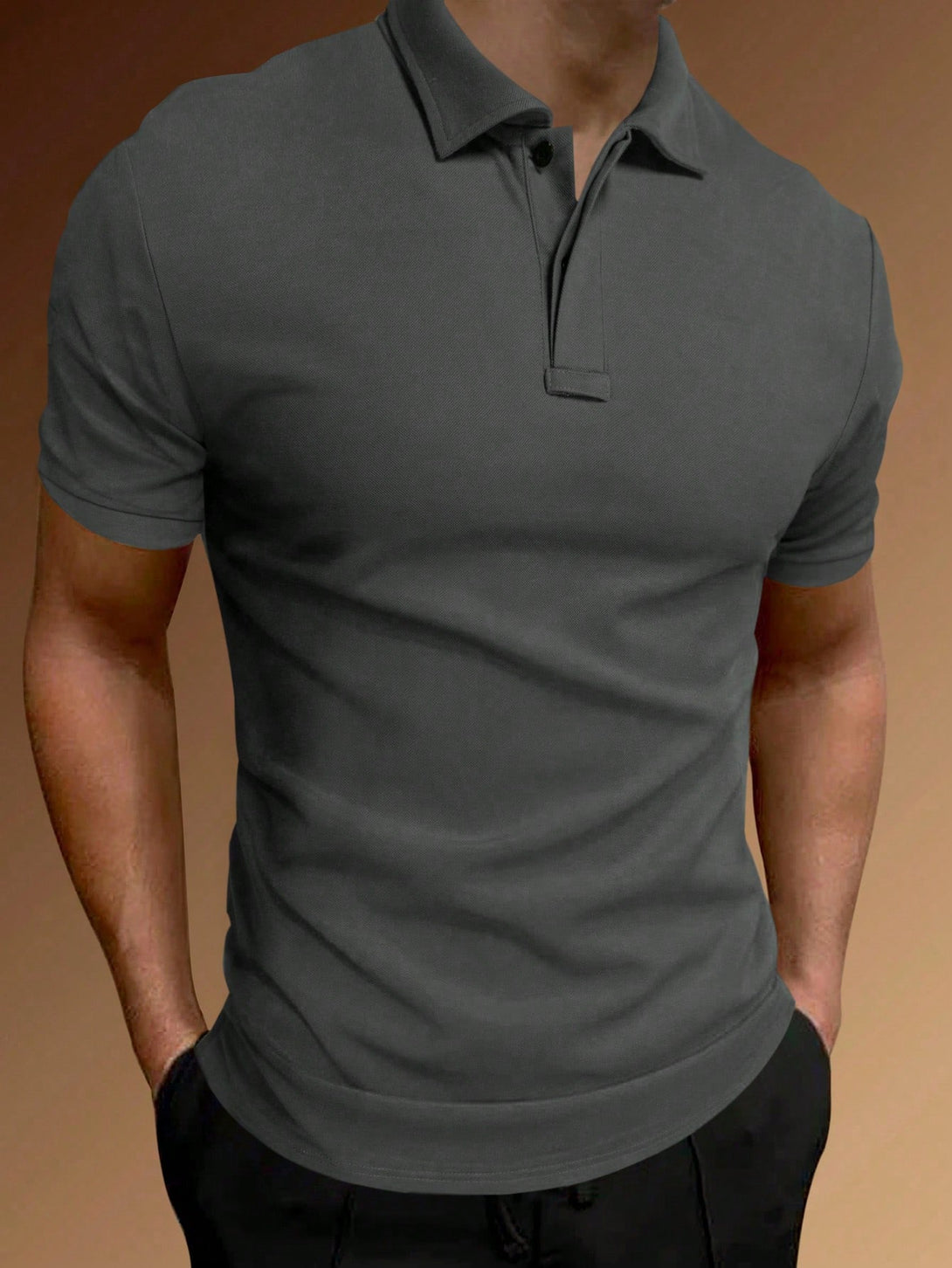 Hombres, Ropa de hombre, Tops para Hombre, Polos para Hombre, 23424386, Gris