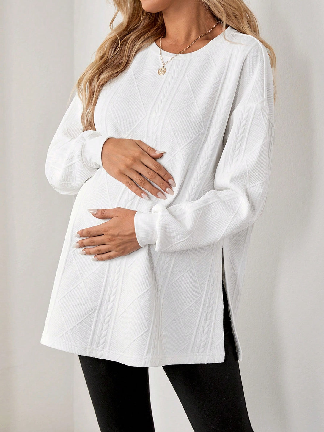 Ropa de Mujer, Ropa Premamá, Sudaderas premamá, Blanco