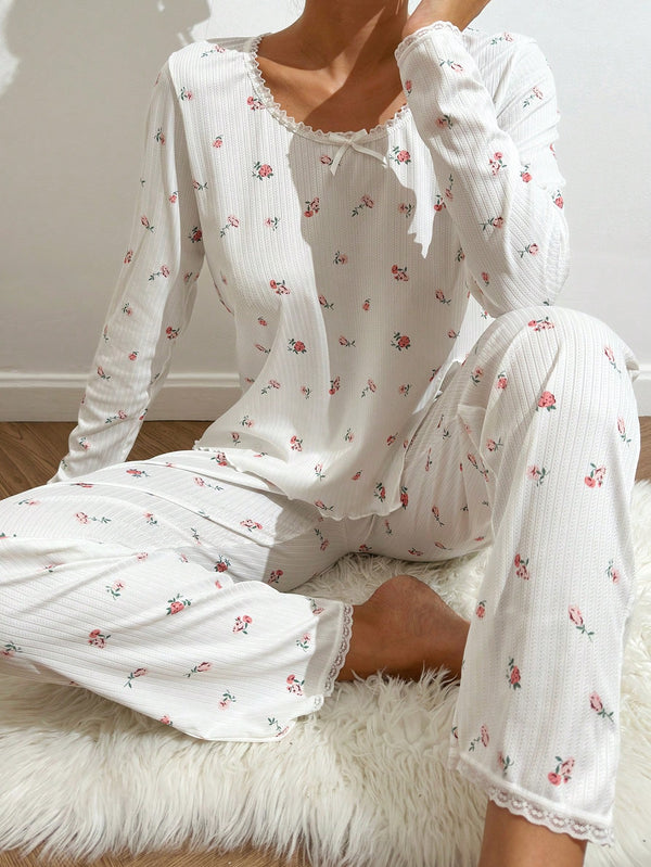 Ropa Interior y Ropa de Dormir, Pijama & Ropa de Descanso de Mujer, Ropa de Dormir para Mujeres, Sets de Pijamas de Mujer, 23660281, Blanco