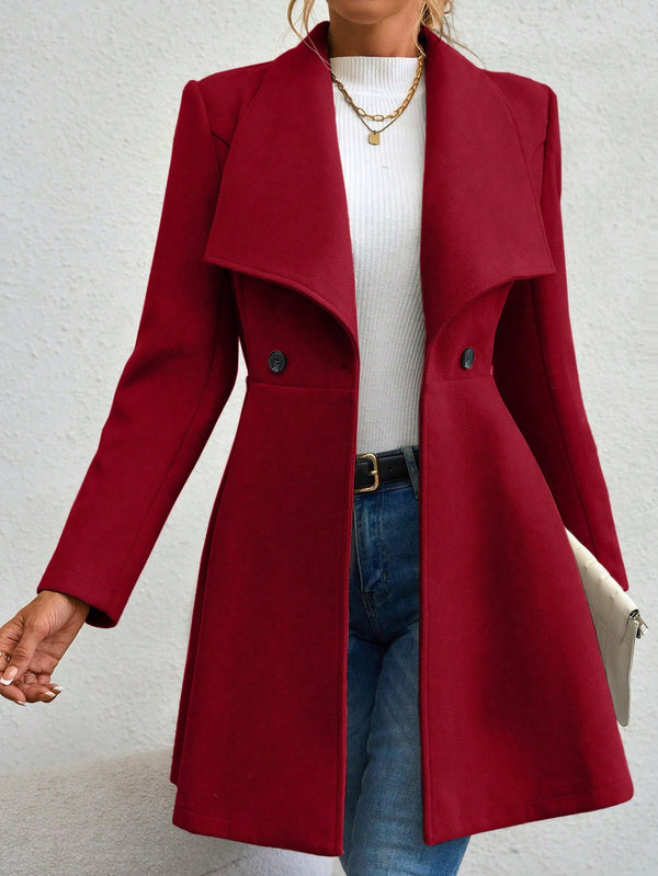 Ropa de Mujer, Ropa de Exterior para Mujer, Abrigos de Mujer, 23450814, Burdeos