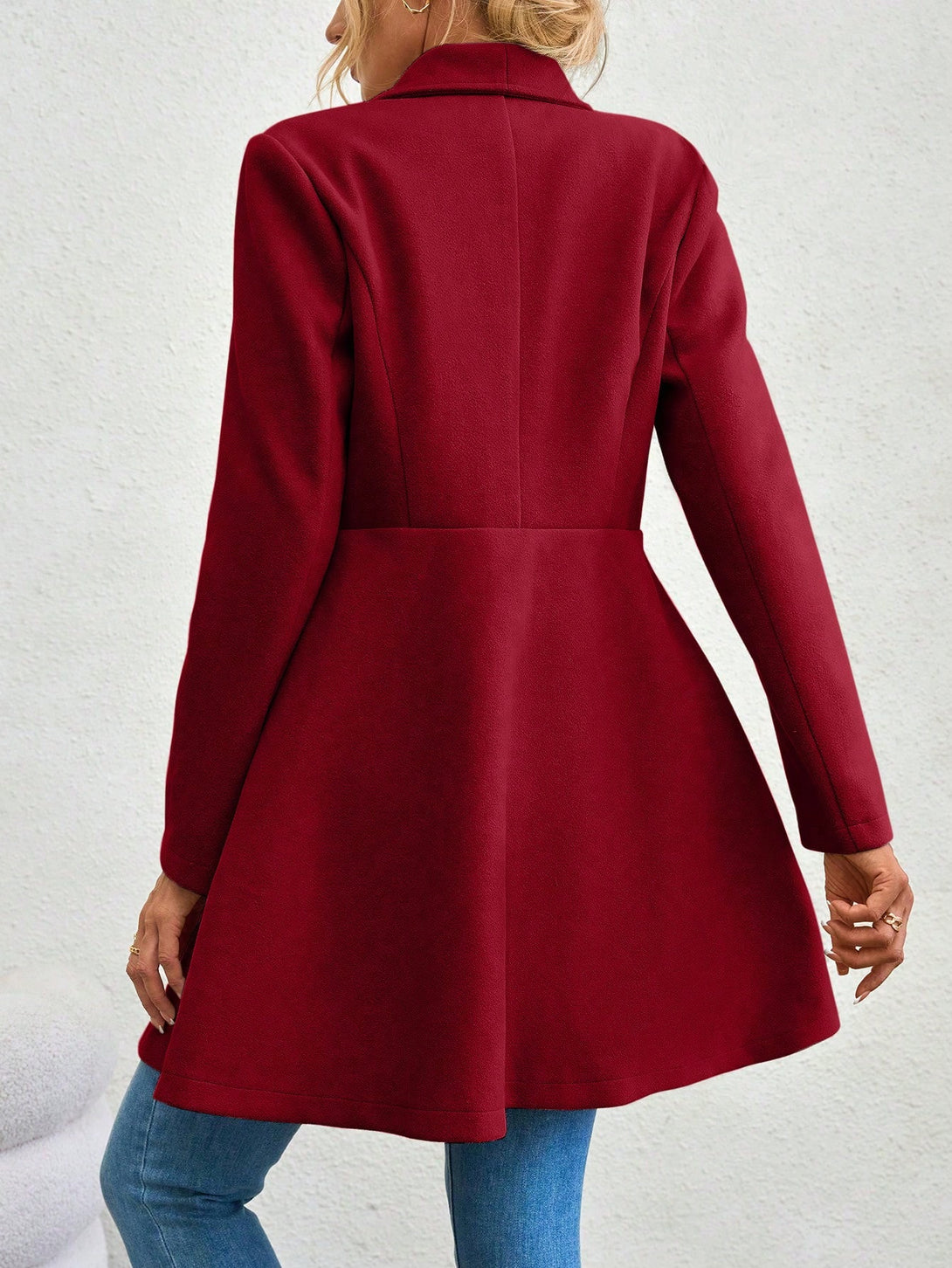 Ropa de Mujer, Ropa de Exterior para Mujer, Abrigos de Mujer, 23450814, Burdeos