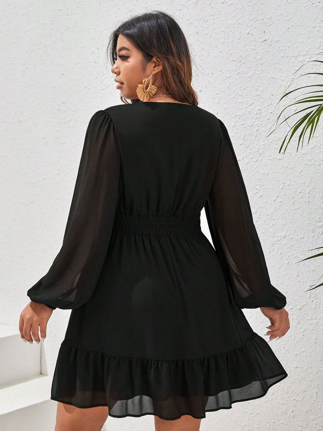 Ropa de Mujer, Ropa de Mujer Plus, Vestidos Tallas Grandes, Negro