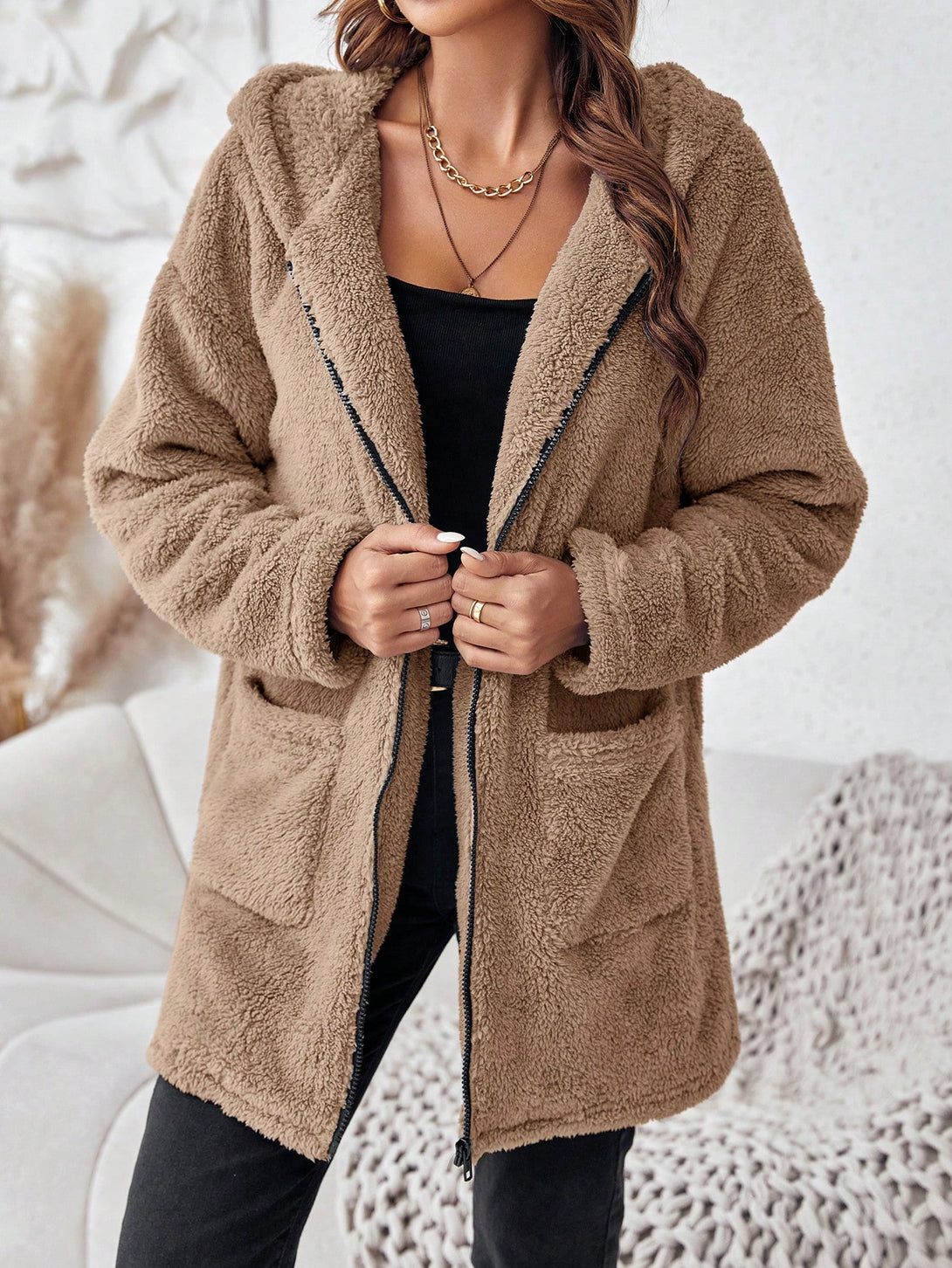 Ropa de Mujer, Ropa de Exterior para Mujer, Abrigos de Mujer, 23786472, Marrón