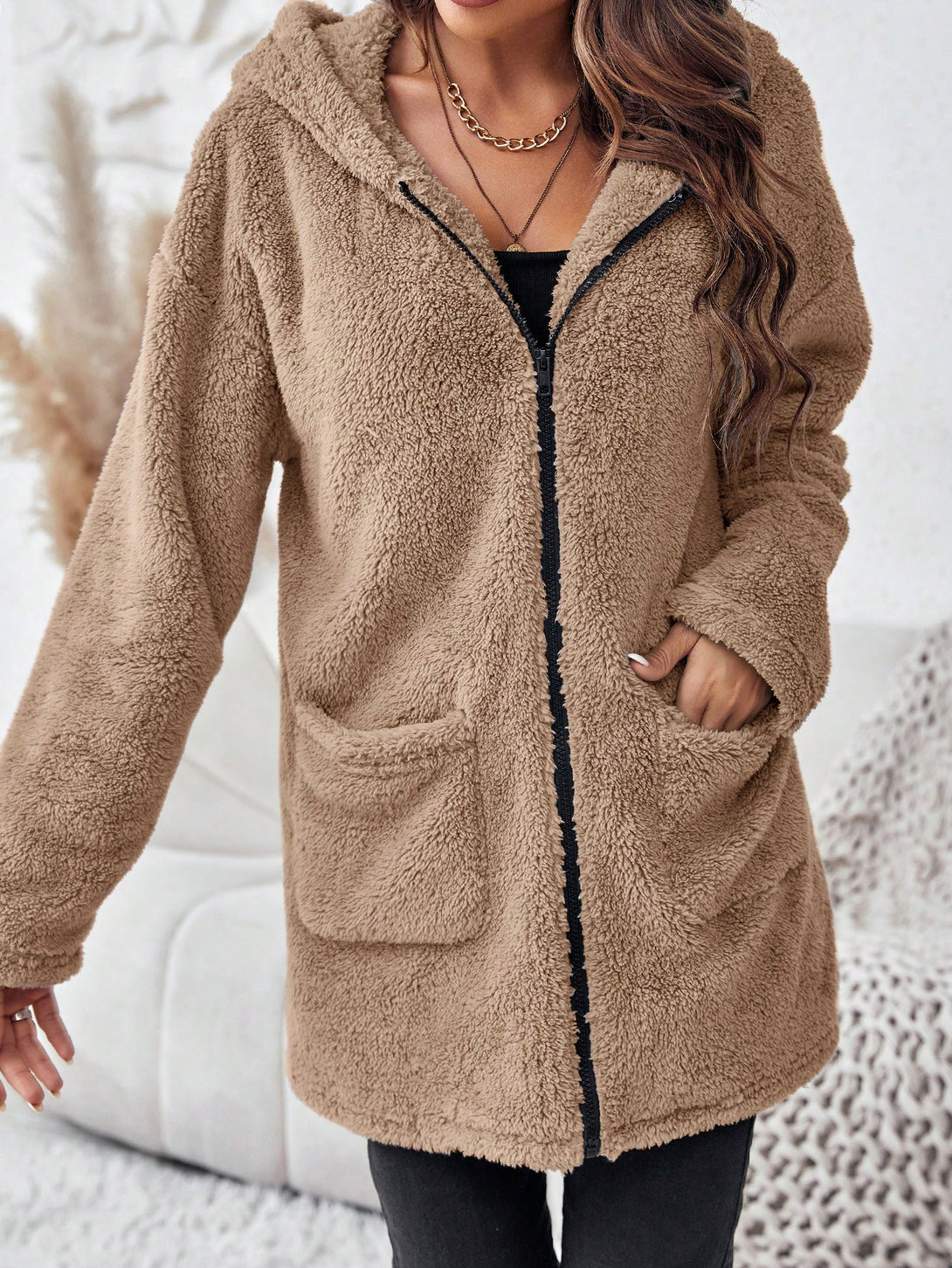 Ropa de Mujer, Ropa de Exterior para Mujer, Abrigos de Mujer, 23786472, Marrón