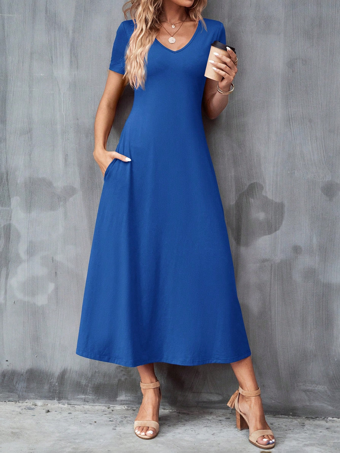 Ropa de Mujer, Ropa de Mujer, Vestidos de mujer, Vestidos largos de mujer, azul real