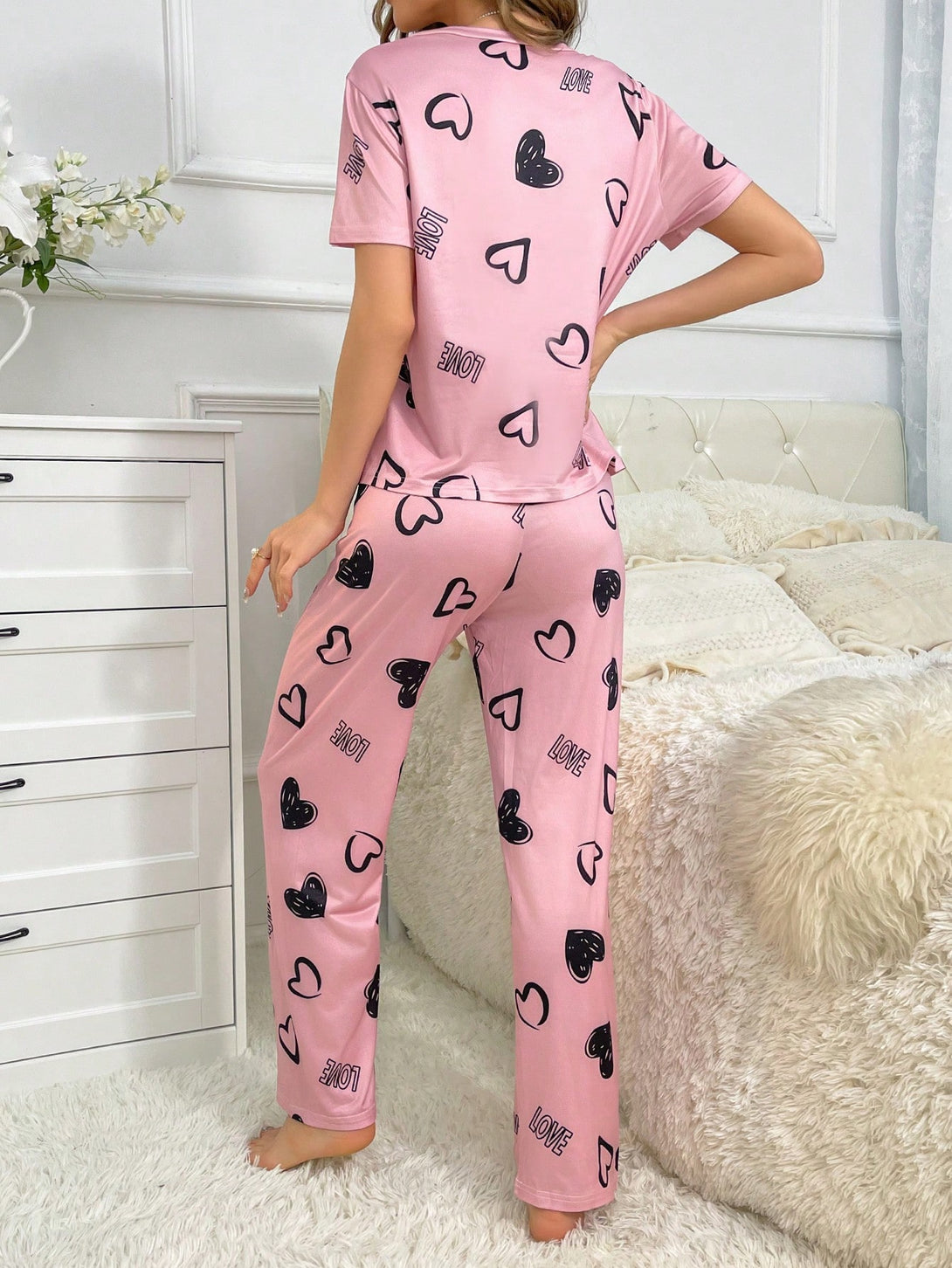 Ropa Interior y Ropa de Dormir, Pijama & Ropa de Descanso de Mujer, Ropa de Dormir para Mujeres, Sets de Pijamas de Mujer, Conjuntos a Juego, 24095888, Multicolor