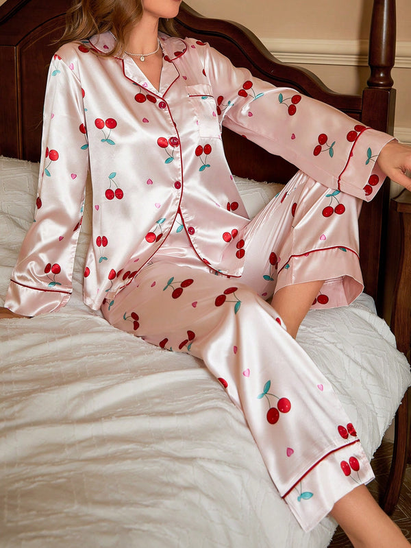 Ropa Interior y Ropa de Dormir, Pijama & Ropa de Descanso de Mujer, Ropa de Dormir para Mujeres, Sets de Pijamas de Mujer, 24489742, Rosa Pálido