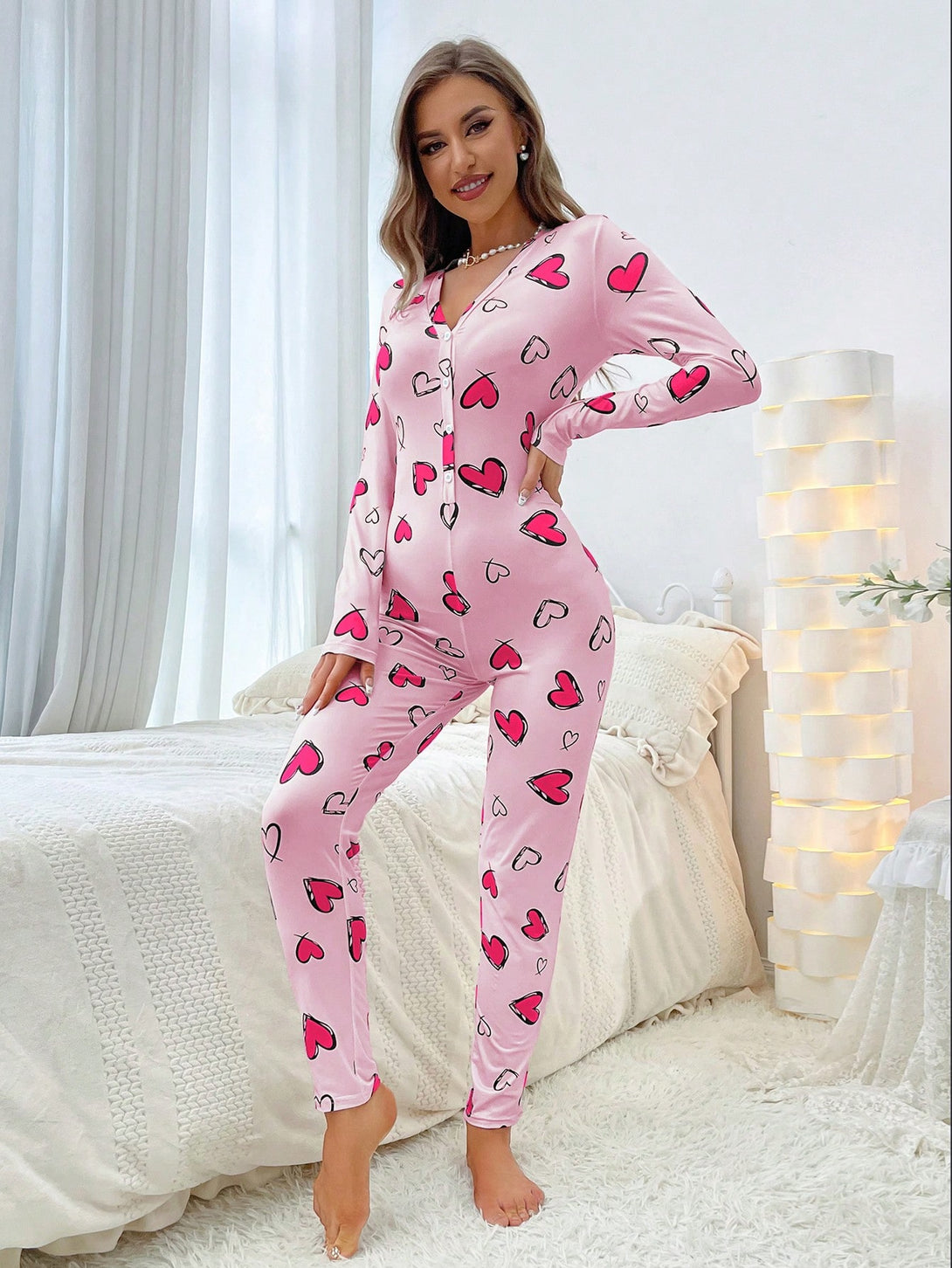 Ropa Interior y Ropa de Dormir, Pijama & Ropa de Descanso de Mujer, Ropa de Dormir para Mujeres, Monos de Mujer, Rosa