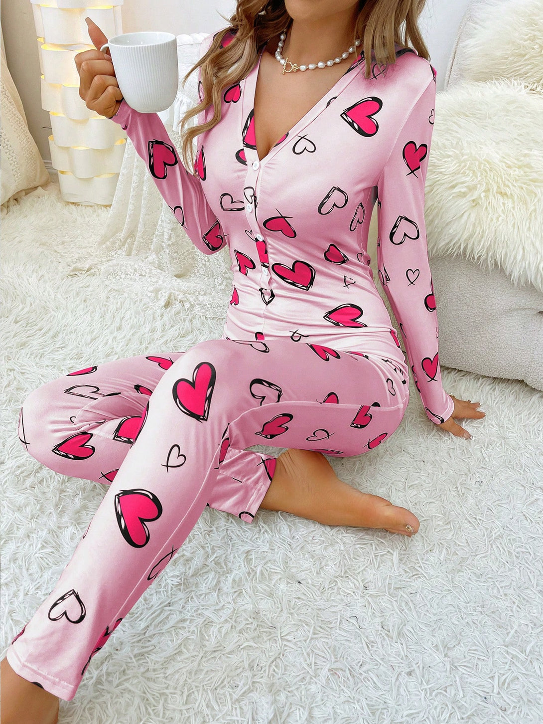 Ropa Interior y Ropa de Dormir, Pijama & Ropa de Descanso de Mujer, Ropa de Dormir para Mujeres, Monos de Mujer, Rosa