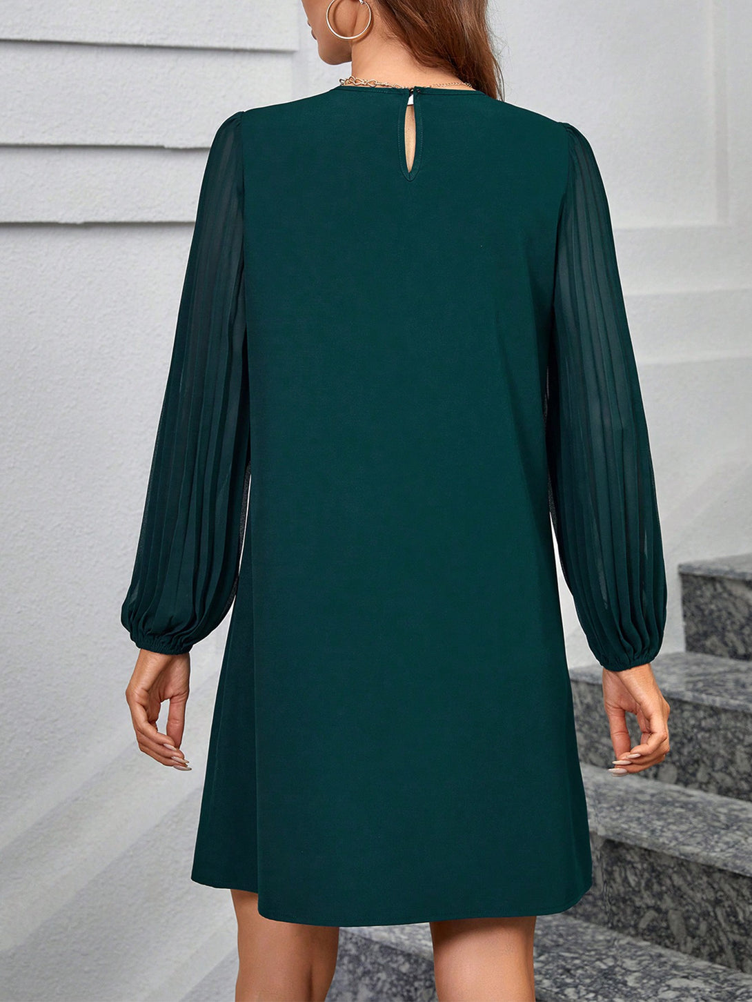 Ropa de Mujer, Ropa de Mujer, Vestidos de mujer, Vestidos cortos de mujer, Colección de trajes de mujer, Verde Oscuro