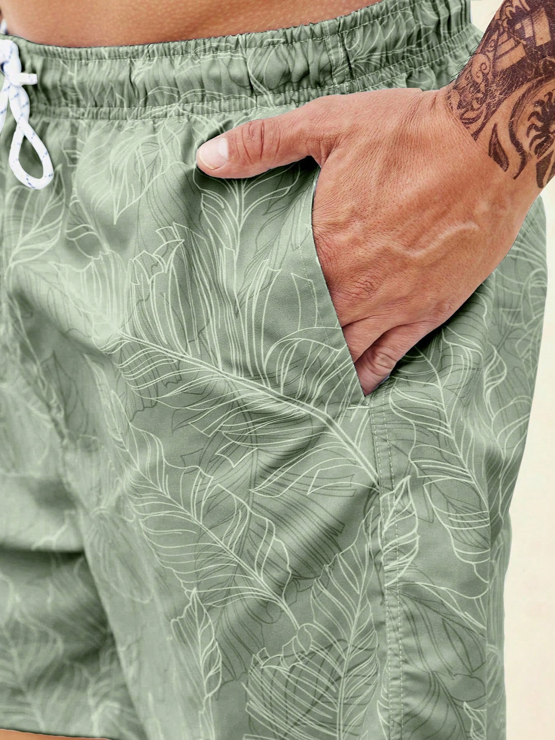 Hombres, Ropa de hombre, Bañador de hombres, Shorts de Playa para Hombre, 5674057, verde menta