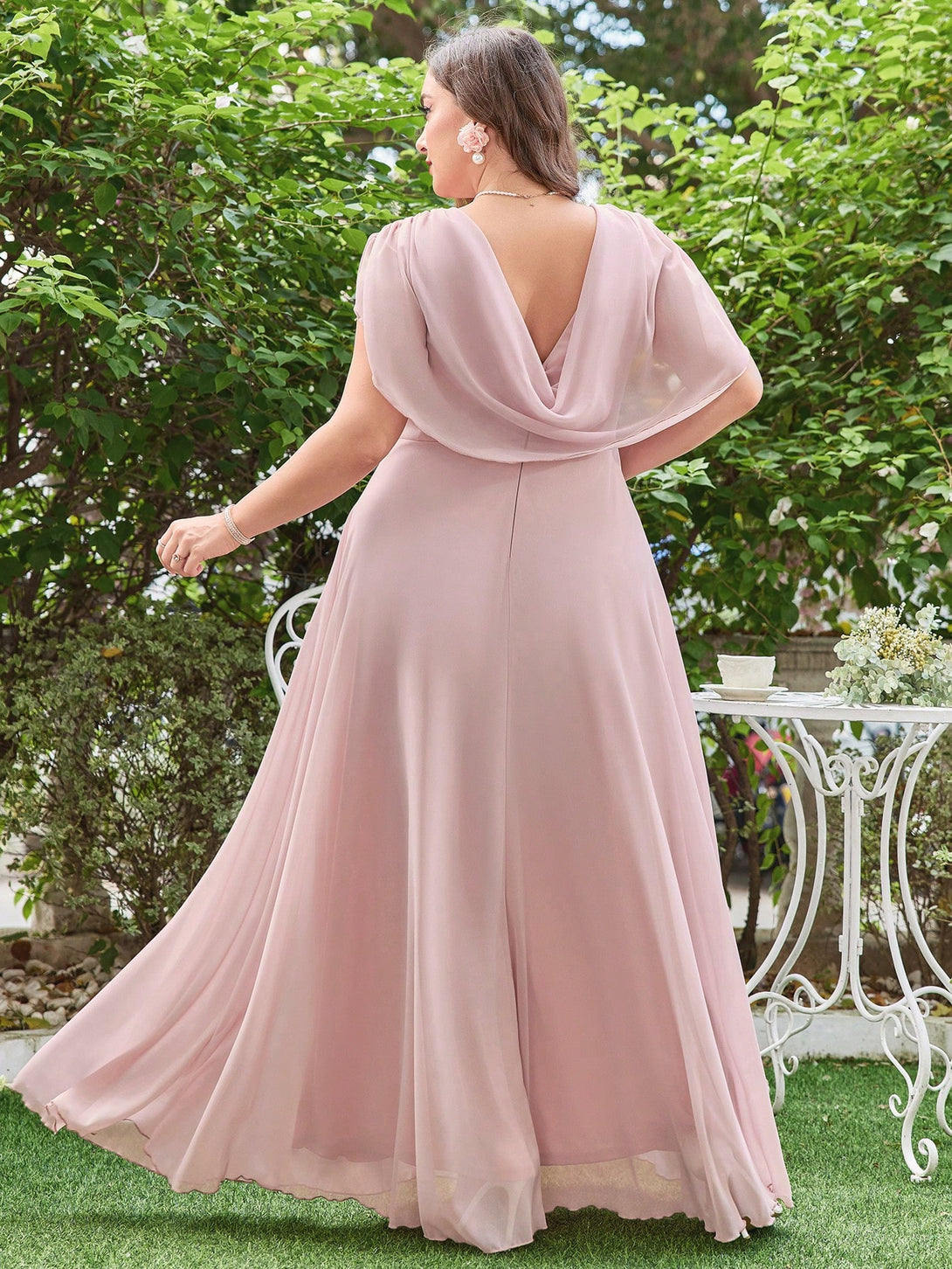 Ropa de Mujer, Bodas & Eventos, Boda Mujer Plus, Vestidos de Dama de Honor en Tallas Grandes, , Rosa