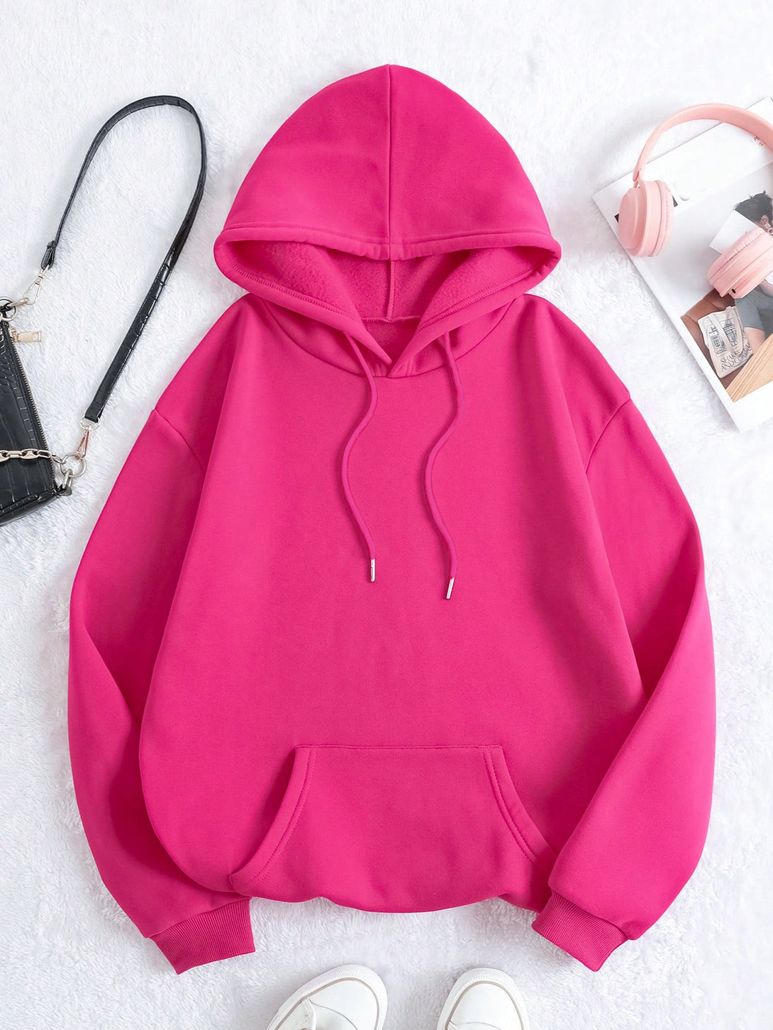 Ropa de Mujer, Ropa de Mujer, Sudaderas de Mujer, Rosa Fucsia